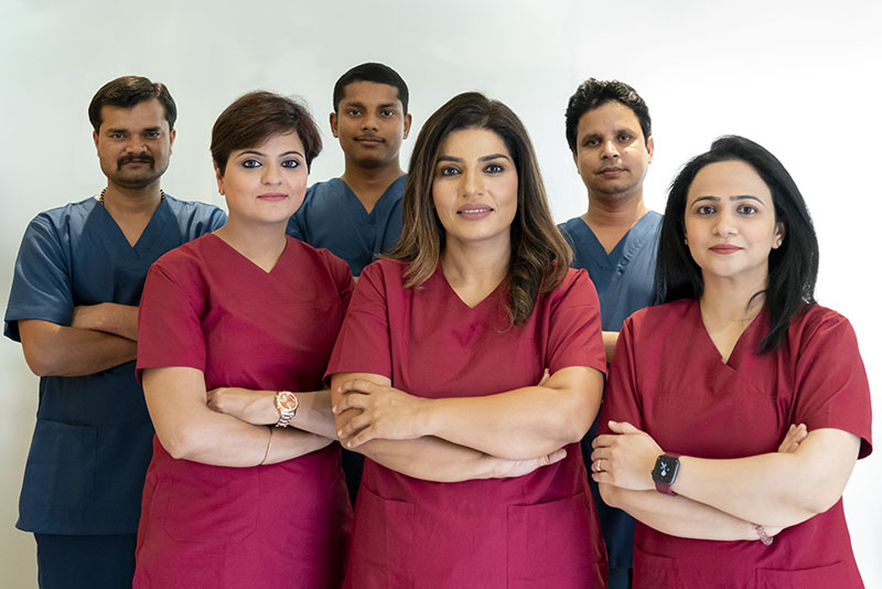 Dr Sonali Bassi, Dr Rashmi Sain, Dr Mayuri Khanna - OraCare Cosmetic Dental Clinic Gurgaon